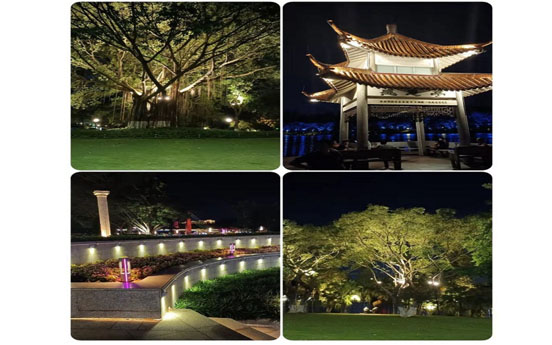 Infrared sensor assisted LED floodlight intelligent lighting