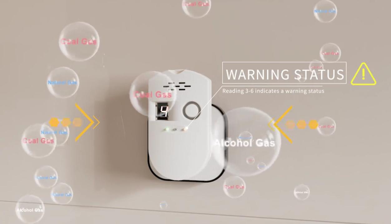 Ningbo Pdlux PD-GSV8 Smart Gas Alarm – Advanced Gas Detection & Safety System