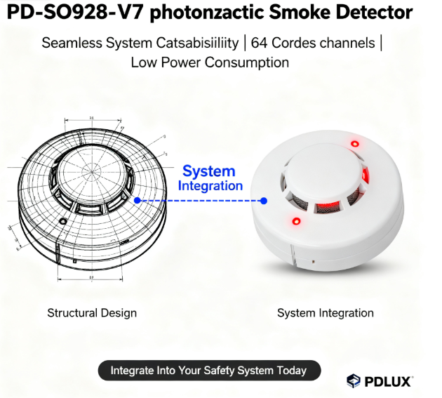 Smart Fire Safety by PDLUX: PD-SO928-V7 Photoelectric Smoke Detector Released
