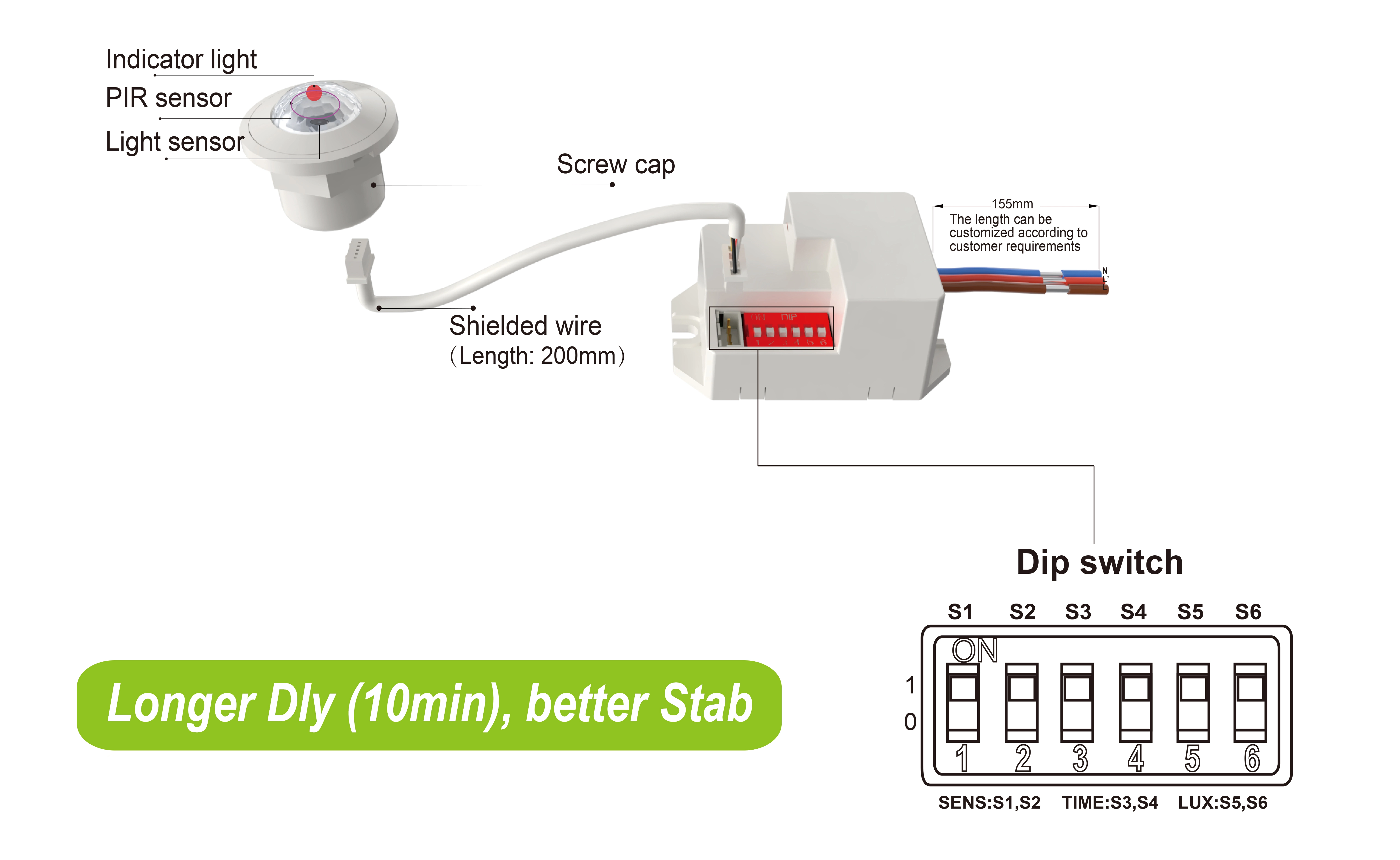 Pdlux Launches PD-PIR-M15Z-A PIR Motion Sensor with Up to 10-Minute Delay and Enhanced Stability