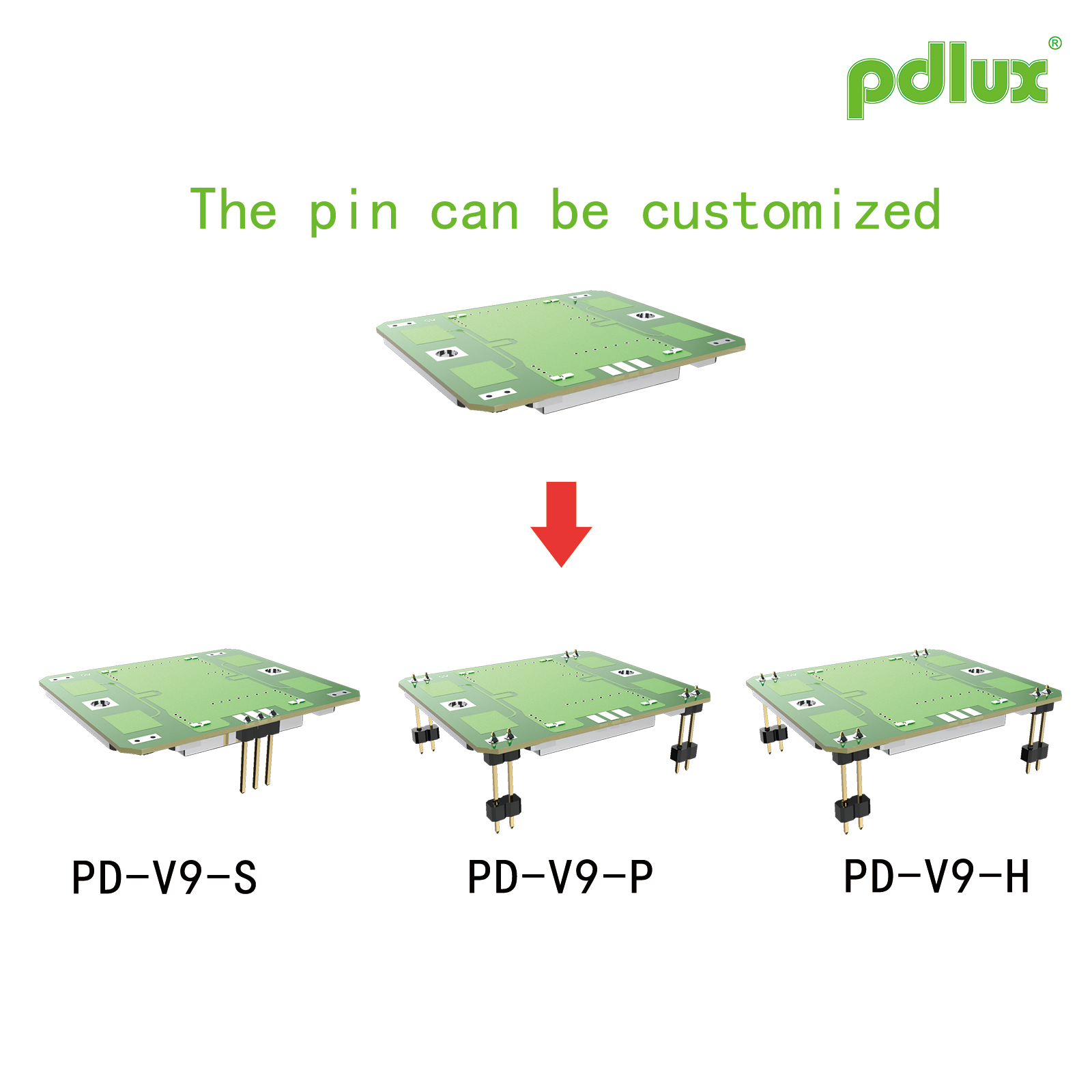PDLUX Rolls Out Upgraded PD-V9H/PD-V9P/PD-V9S X-Band Doppler Sensing Modules, Custom Pin-Free Version Optional
