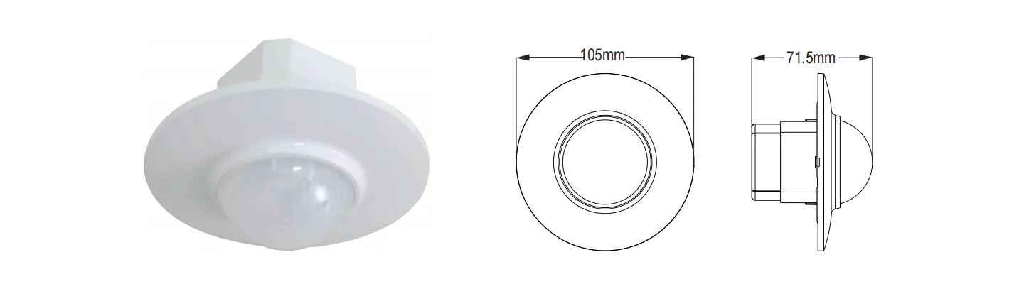 PD-PIR200A 360° Ceiling Infrared Motion Sensor