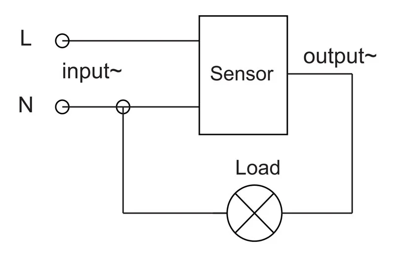 Connection-wire diagram
